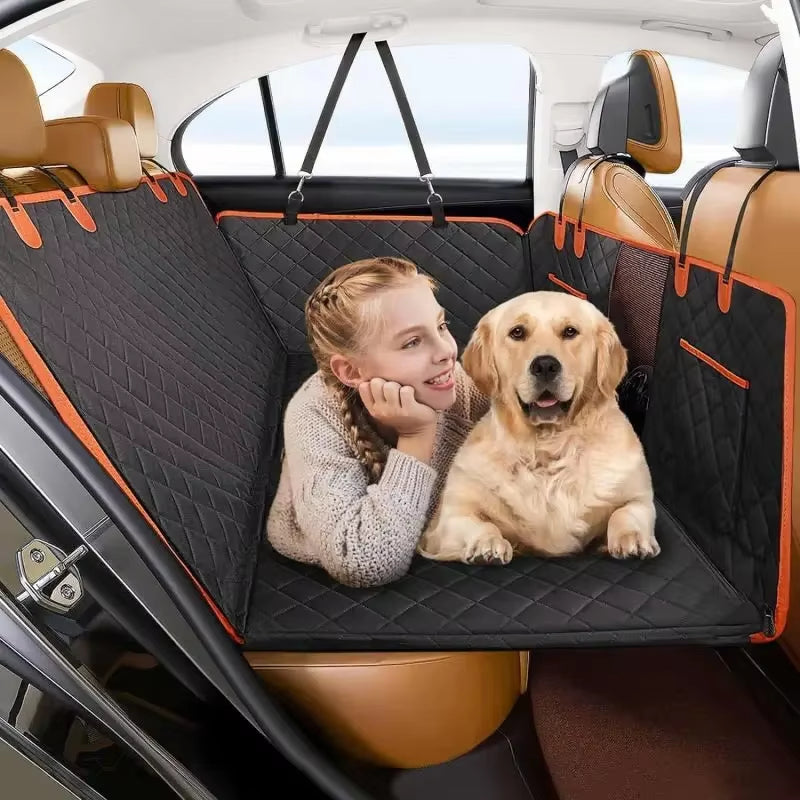 Hard Bottom Dog Car Seat Cover Car Back Seat Extender Dogs Fit for All Cars Dog Car Waterproof Seat Cover for Back Seat